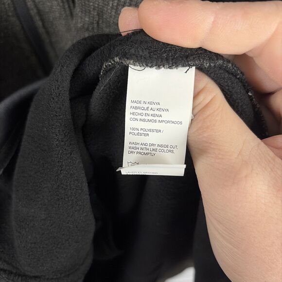 IZOD Perform Shaker Fleece Full Zip Black Jacket Big & Tall Size 5XL Stretch NWT - Picture 7 of 8